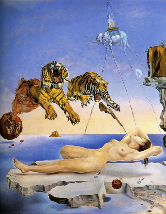 Salvador Dali Dream Caused by the Flight of a Bee around a Pomegranate